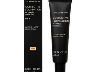 KORRES Activated Charcoal Corrective Foundation ACF2 SPF15 30ml