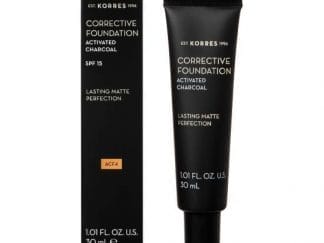 KORRES Activated Charcoal Corrective Foundation ACF4 SPF15 30ml