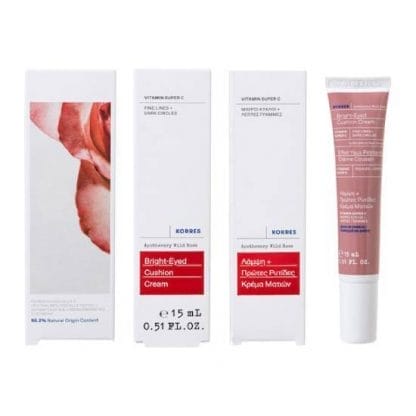 KORRES Apothecary Wild Rose Κρέμα Ματιών Για Λάμψη Πρώτες Ρυτίδες 15ml