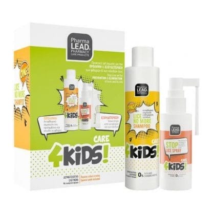 PHARMALEAD 4Kids Αντιφθειρικό Σαμπουάν 125ml & Αντιφθειρική Λοσιόν 125ml & Δώρο Αντιφθειρική Χτένα 1 Τεμάχιο