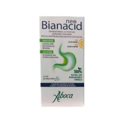 ABOCA Neo Bianacid Lemon Flavor 14 δισκία