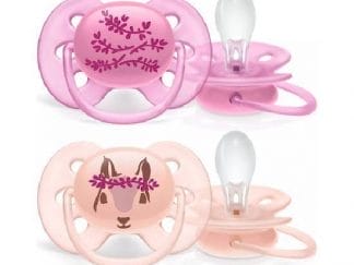 PHILIPS Avent Πιπίλα Ultra Soft Ροζ 6-18m SCF223/04 2τεμάχια
