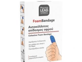 PHARMALEAD FoamBandage Αυτοκόλλητος Επίδεσμος Αφρού Μπλε 1 τεμάχιο