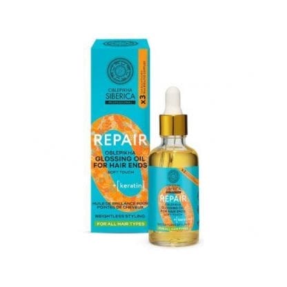 Natura Siberica Oblepikha Glossing Oil Λάδι Αναδόμησης Για Τις Άκρες Των Μαλλιών 50ml