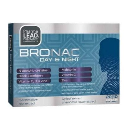 PPHARMALEAD Bronac Day & Night Συμπλήρωμα Διατροφής 30 Κάψουλες