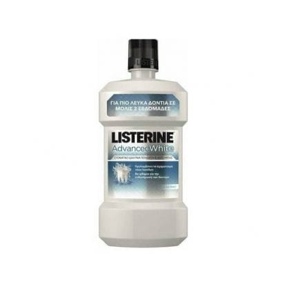 LISTERINE Advanced White Στοματικό Διάλυμα Κατά Της Πλάκας Για Λεύκανση 250ml