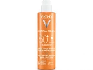 VICHY Capital Soleil Cell Protect Water Fluid Spray Λεπτόρρευστο Γαλάκτωμα SPF50+ 200ml