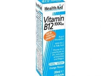 HEALTH AID Vitamin B12 1000μg Oral Spray Orange Flavour 20ml