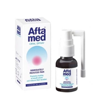 CURAPROX Aftamed Spray Σπρέι Για Την Ανακούφιση από Στοματικά Έλκη & Άφθες 20ml