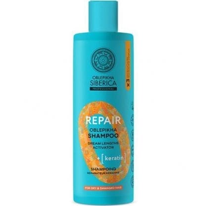 NATURA SIBERICA Oblepikha Repair Shampoo Σαμπουάν Μαλλιών Για Αναδόμηση 400ml
