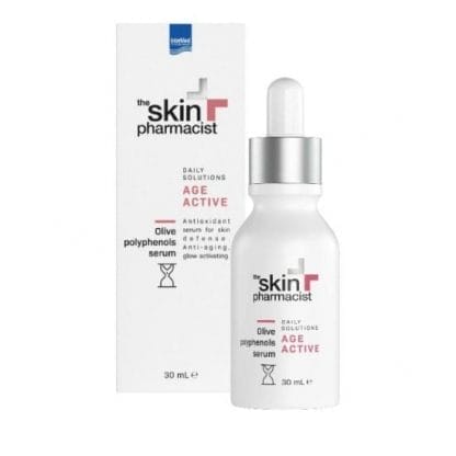 The Skin Pharmacist Αge Active Olive Polyphenols Serum Αντιοξειδωτικός Αντιγηραντικός Ορός Προσώπου 30ml