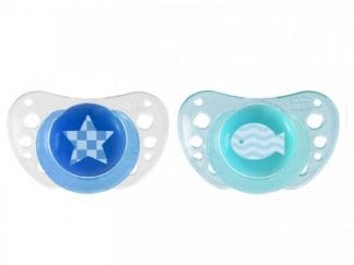 CHICCO Physio Πιπίλα Σιλικόνης Σιελ 6-16m+ 2 Τεμάχια