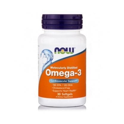 NOW FOODS Omega-3 1.000mg 30 Μαλακές Κάψουλες