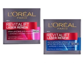 L'Oreal Paris Promo Revitalift Laser Renew Anti-Ageing Κρέμα Ημέρας 50ml & Revitalift Laser Renew Κρέμα Νύχτας 50ml